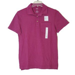 Men Sonoma Goods For Life® Supersoft Lightweight Polo Red Size S Short Sleeve
